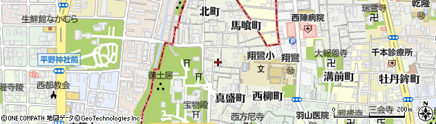 京都府京都市上京区鳥居前町周辺の地図