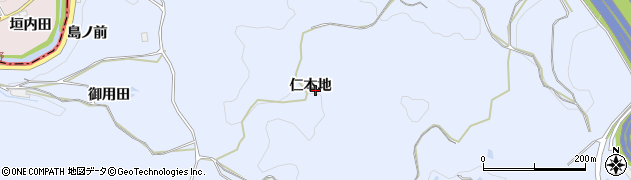 愛知県岡崎市宮石町（仁本地）周辺の地図