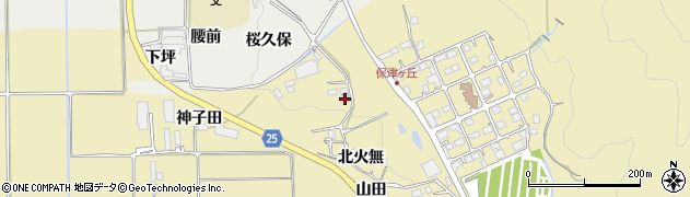 京都府亀岡市保津町（上火無）周辺の地図