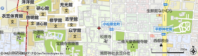 株式会社エリッツ　立命館大学前店周辺の地図