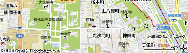 京都府京都市上京区薮之下町433周辺の地図