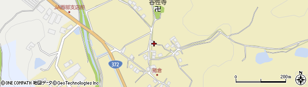 京都府亀岡市宮前町猪倉（谷田）周辺の地図