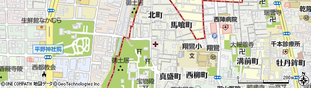 京都府京都市上京区鳥居前町668周辺の地図
