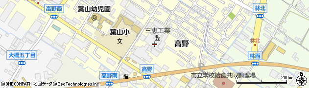 滋賀県栗東市高野527周辺の地図
