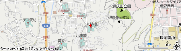 伊豆長岡温泉　実篤の宿　いづみ荘周辺の地図