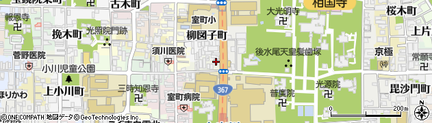 同志社大学・今出川校地　同志社エンタープライズ総務・物品販売周辺の地図