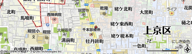 京都府京都市上京区作庵町540周辺の地図