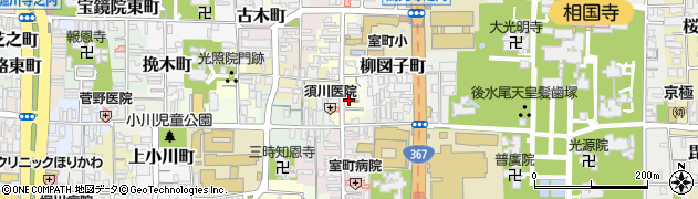 京都室町上立売郵便局周辺の地図