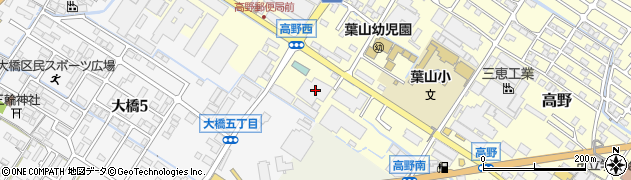 滋賀県栗東市高野223周辺の地図