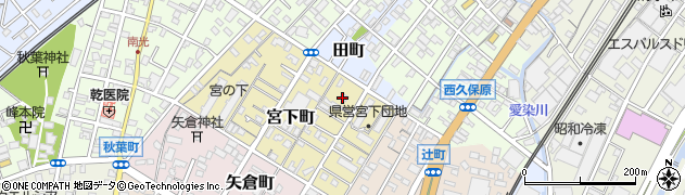 静岡県静岡市清水区宮下町4周辺の地図