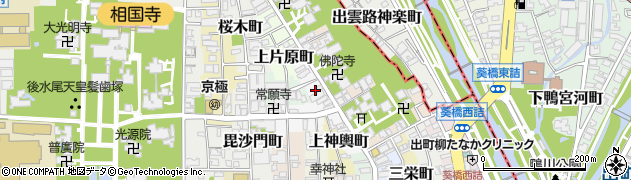 京都府京都市上京区十念寺前町周辺の地図