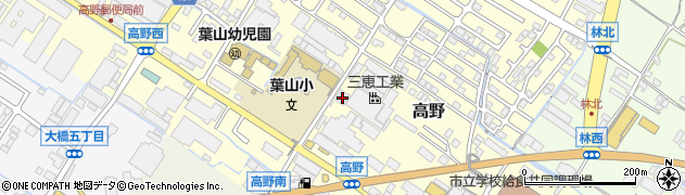 滋賀県栗東市高野529周辺の地図