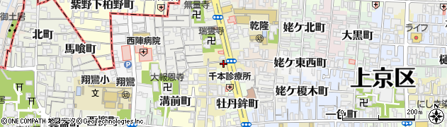 京都府京都市上京区作庵町522周辺の地図