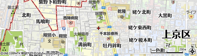 京都府京都市上京区作庵町533周辺の地図