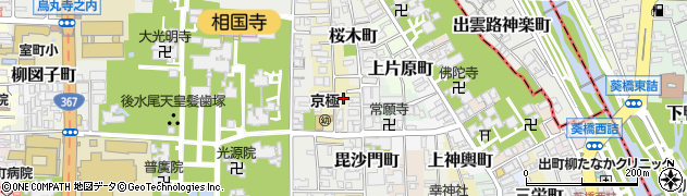 京都府京都市上京区薮之下町430周辺の地図