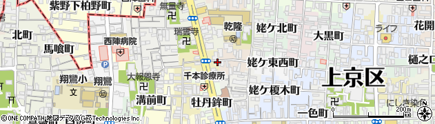 京都府京都市上京区作庵町535周辺の地図