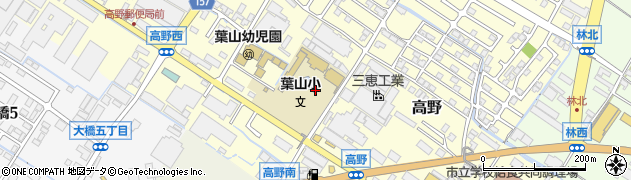 滋賀県栗東市高野304周辺の地図