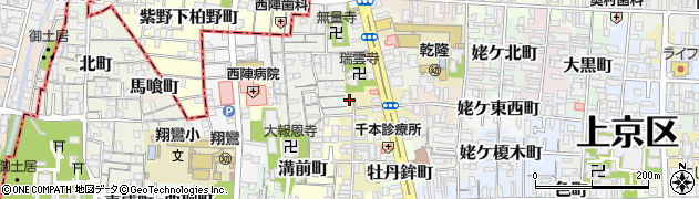 京都府京都市上京区作庵町532周辺の地図
