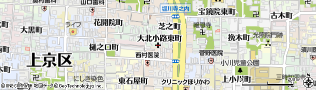 京都府京都市上京区大北小路東町479周辺の地図