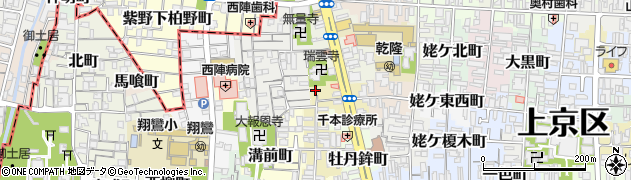 京都府京都市上京区作庵町531周辺の地図