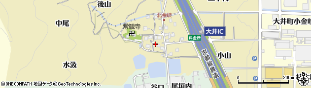 京都府亀岡市大井町北金岐観音下周辺の地図