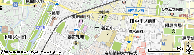 韓国民団京都府　左京支部周辺の地図