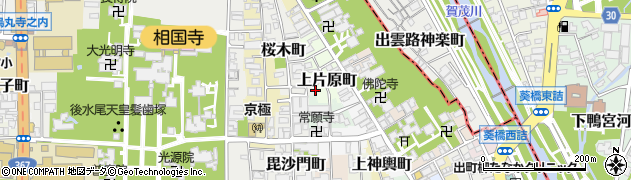 京都府京都市上京区上片原町周辺の地図