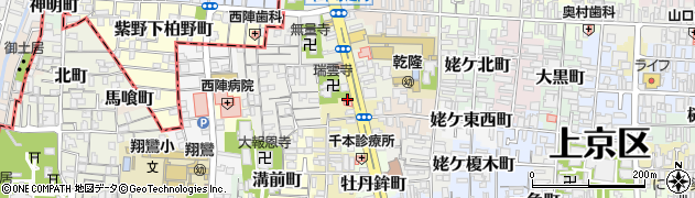 京都府京都市上京区作庵町507周辺の地図