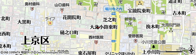 京都府京都市上京区大北小路東町469周辺の地図