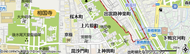 京都府京都市上京区十念寺前町36周辺の地図
