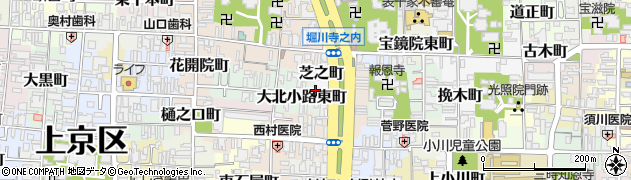 京都府京都市上京区大北小路東町488周辺の地図