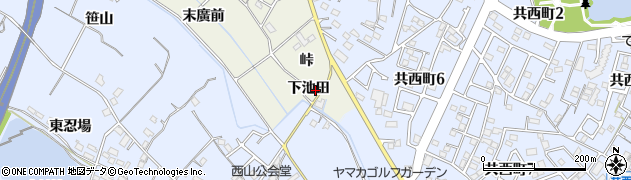 愛知県大府市共和町峠2周辺の地図