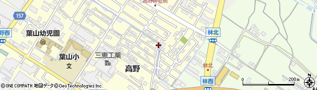 滋賀県栗東市高野351-30周辺の地図