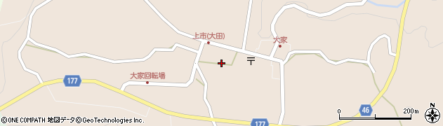 島根県大田市大代町大家1717周辺の地図