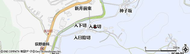 愛知県豊田市下山田代町（入北切）周辺の地図