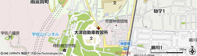 大津自動車教習所周辺の地図