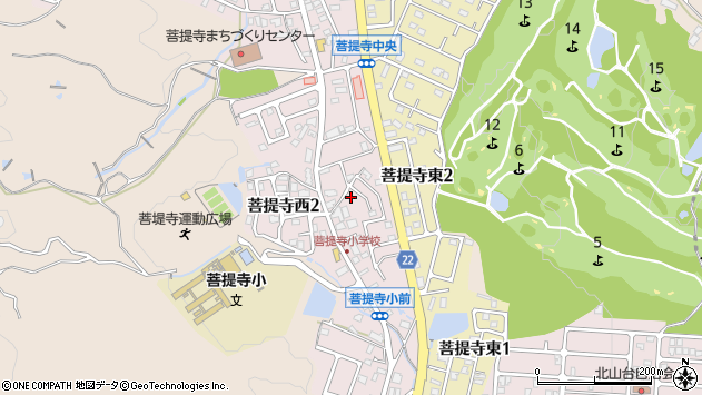 〒520-3248 滋賀県湖南市菩提寺西の地図