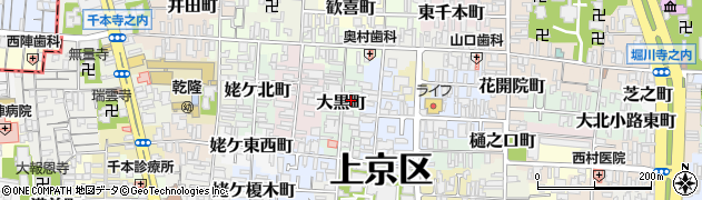 京都府京都市上京区大黒町708周辺の地図