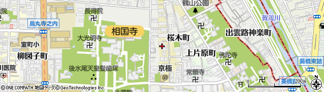 京都府京都市上京区薮之下町周辺の地図