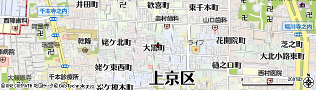 京都府京都市上京区大黒町710周辺の地図