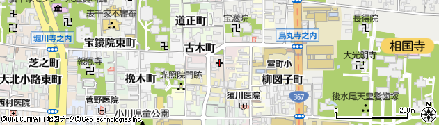 京都府京都市上京区木下突抜町396周辺の地図