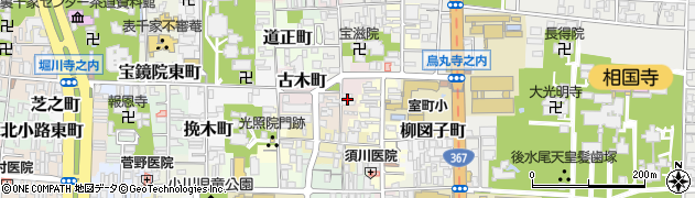 京都府京都市上京区木下突抜町395周辺の地図
