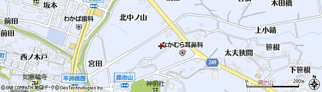 愛知県東海市荒尾町小錆75周辺の地図