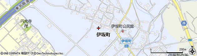 三重県四日市市伊坂町2周辺の地図
