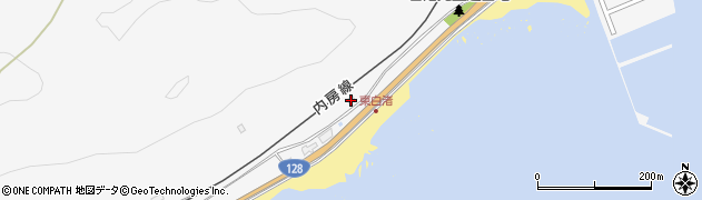 千葉県南房総市和田町白渚458周辺の地図