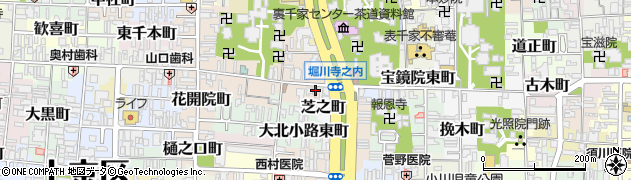 京都府京都市上京区東西町410周辺の地図