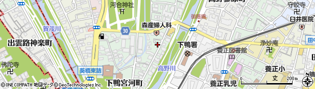 京都府京都市左京区下鴨宮河町59-7周辺の地図