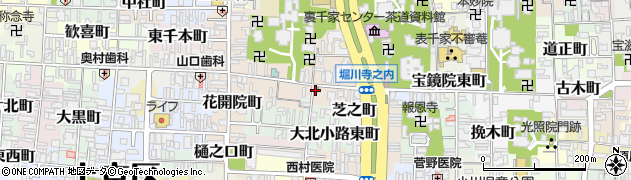 京都寺ノ内郵便局 ＡＴＭ周辺の地図