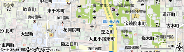 京都府京都市上京区東西町371周辺の地図