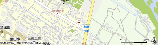 滋賀県栗東市高野752-2周辺の地図